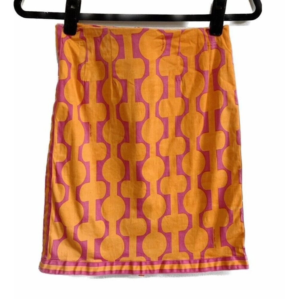 Gretchen Scott Orange Havana Night Skort Women’s XS Outdoor Resort Summer Preppy